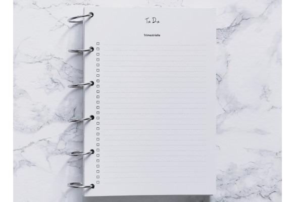To Do Trimestrielle - A5