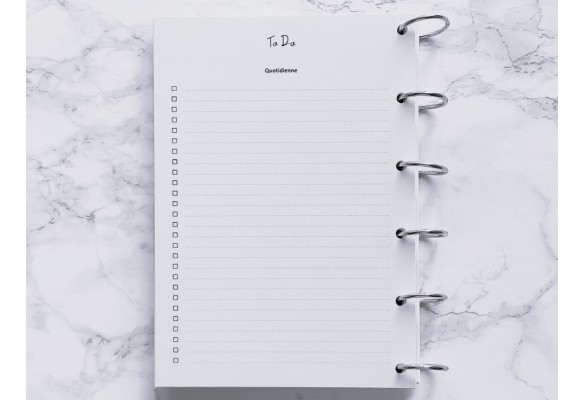 To Do Quotidienne - A6