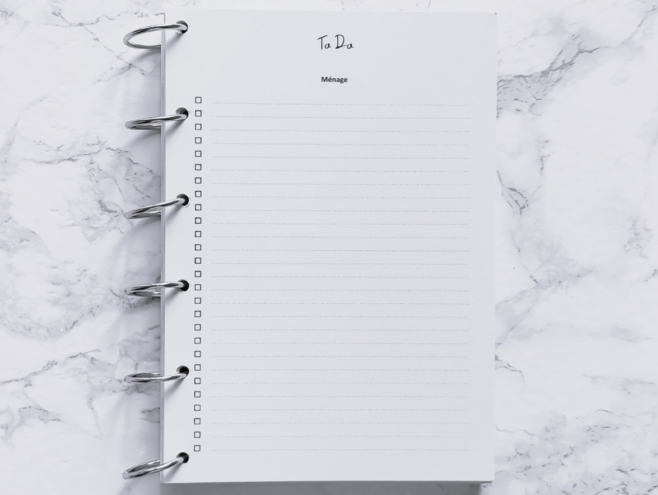 To Do Ménage - A6