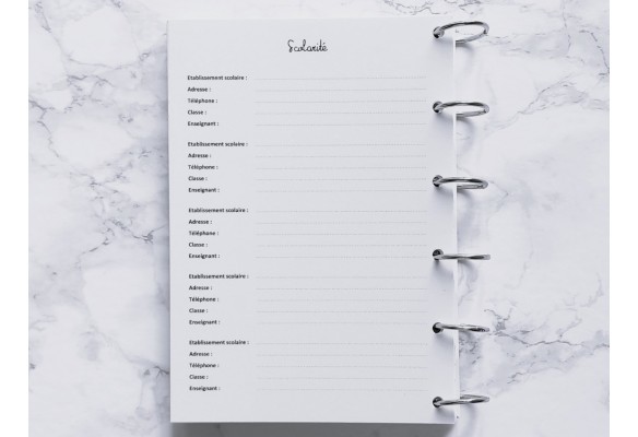 Fiche personnelle de - A5