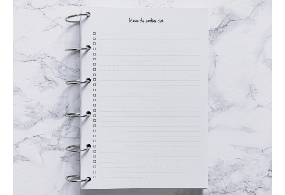 Idées de sorties ciné - A5