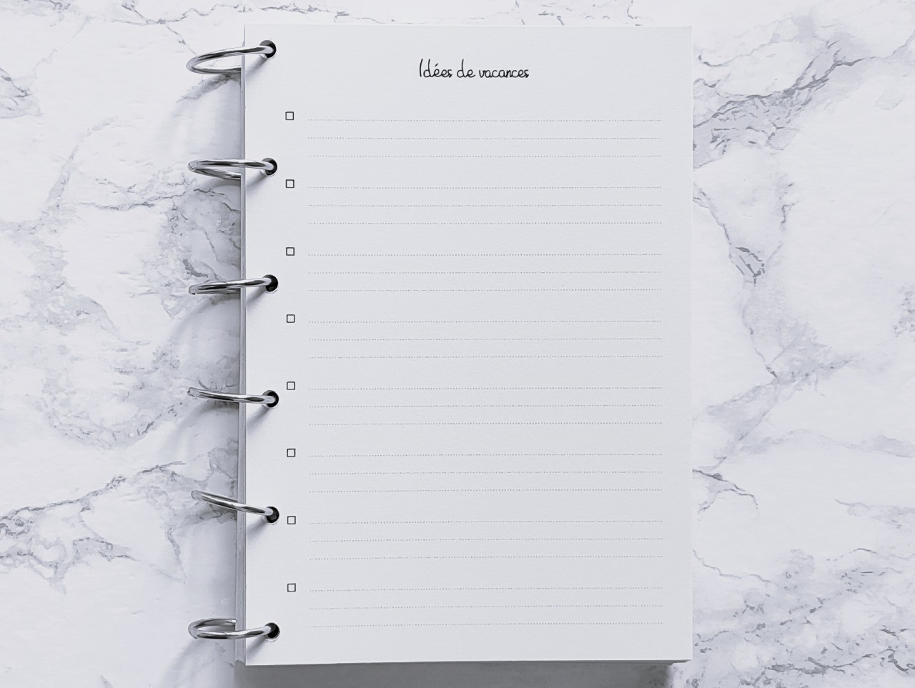 Idées de vacances - A5