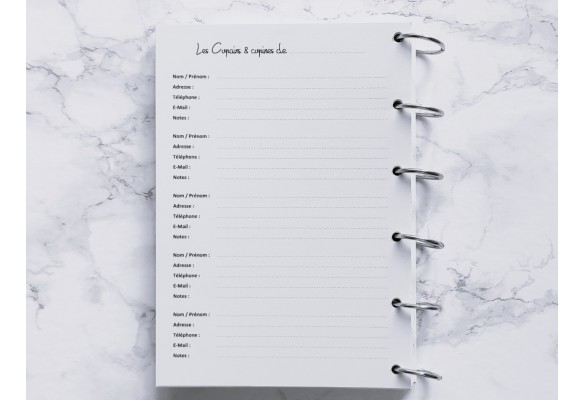 Les Copains & copines de (Répertoire) - A5