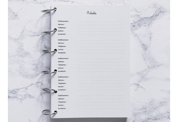 Fiche personnelle de - A6