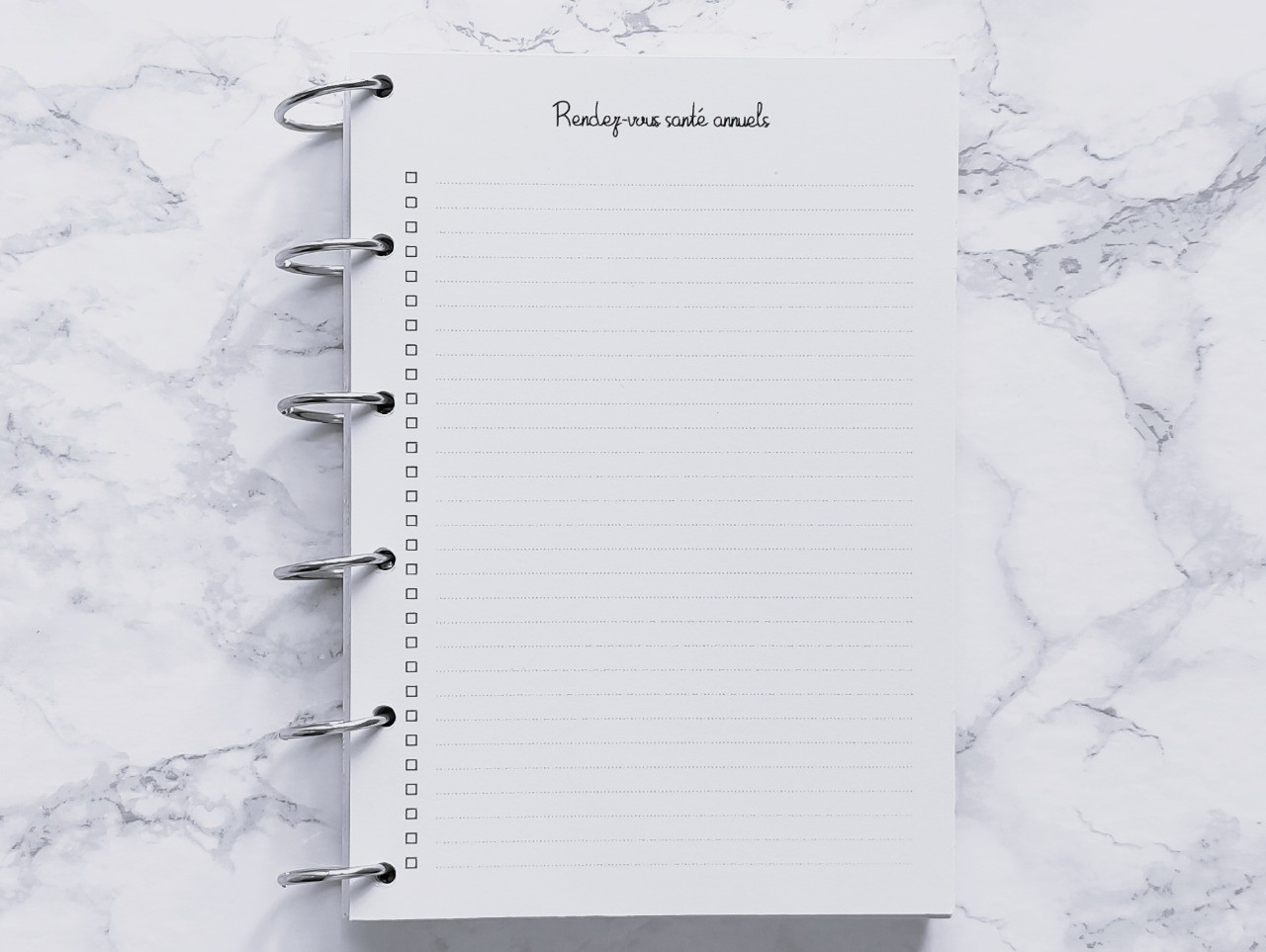 Rendez-vous santé annuels - A5