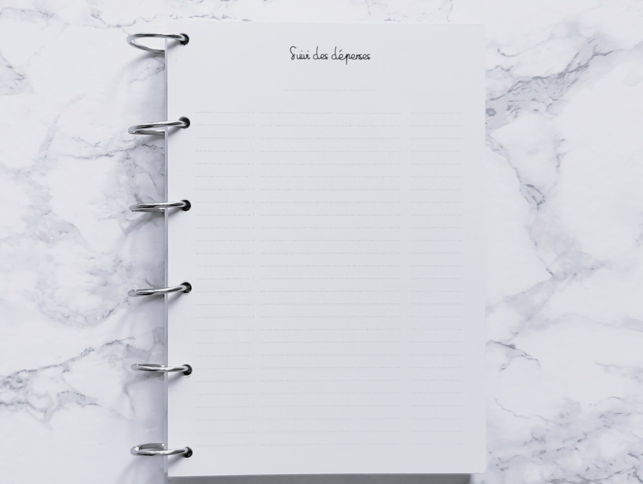 Suivi des dépenses - A4