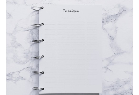 Suivi des dépenses - A4
