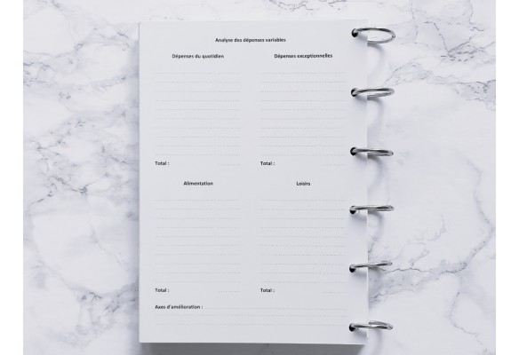 Budget mensuel - A5