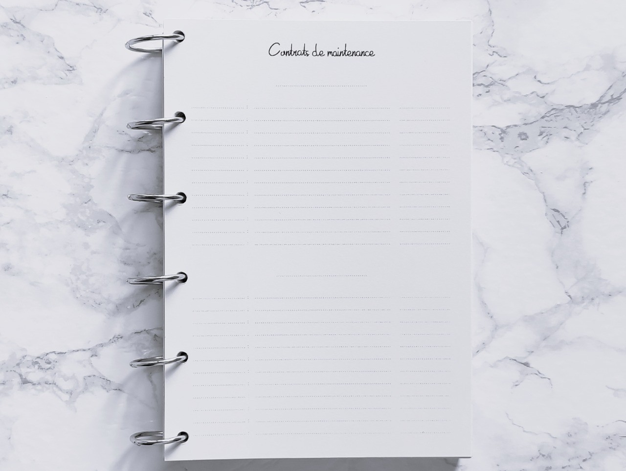 Contrats de maintenance - A4