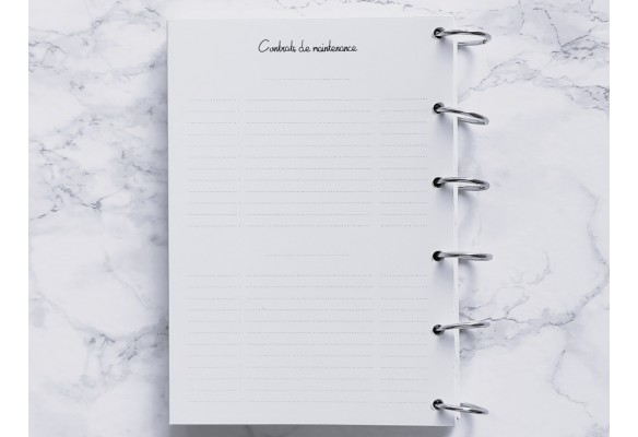 Contrats de maintenance - A6