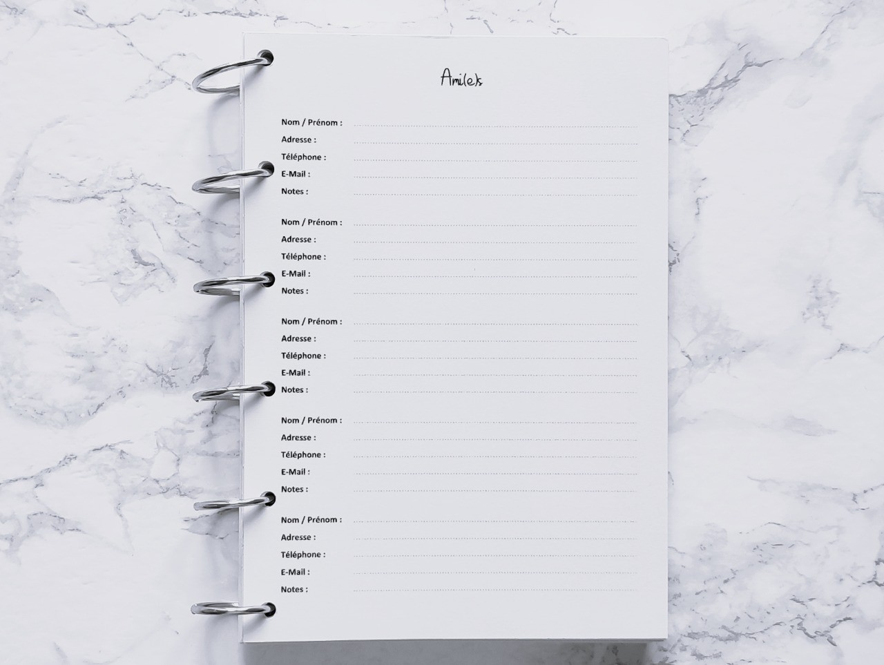 Ami(e)s (Répertoire) - A6