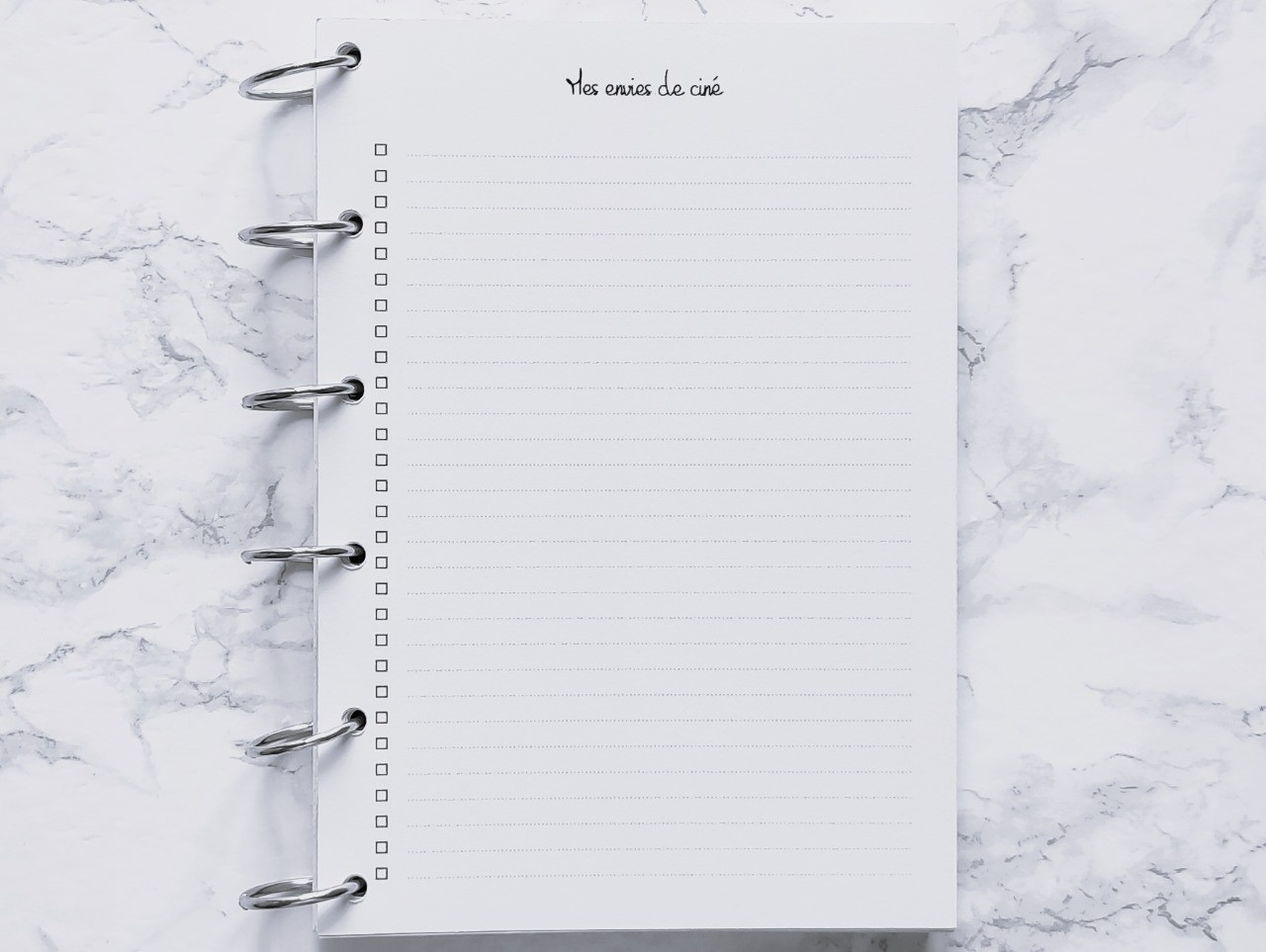 Mes envies de ciné - A6