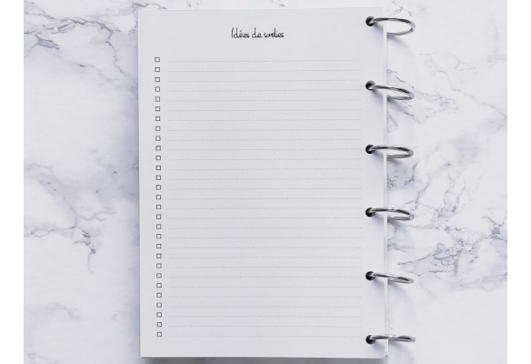 Idées de sorties - A5