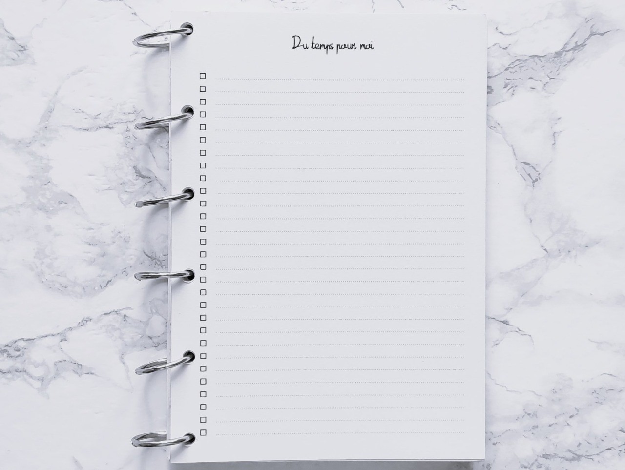 Du temps pour moi - A5