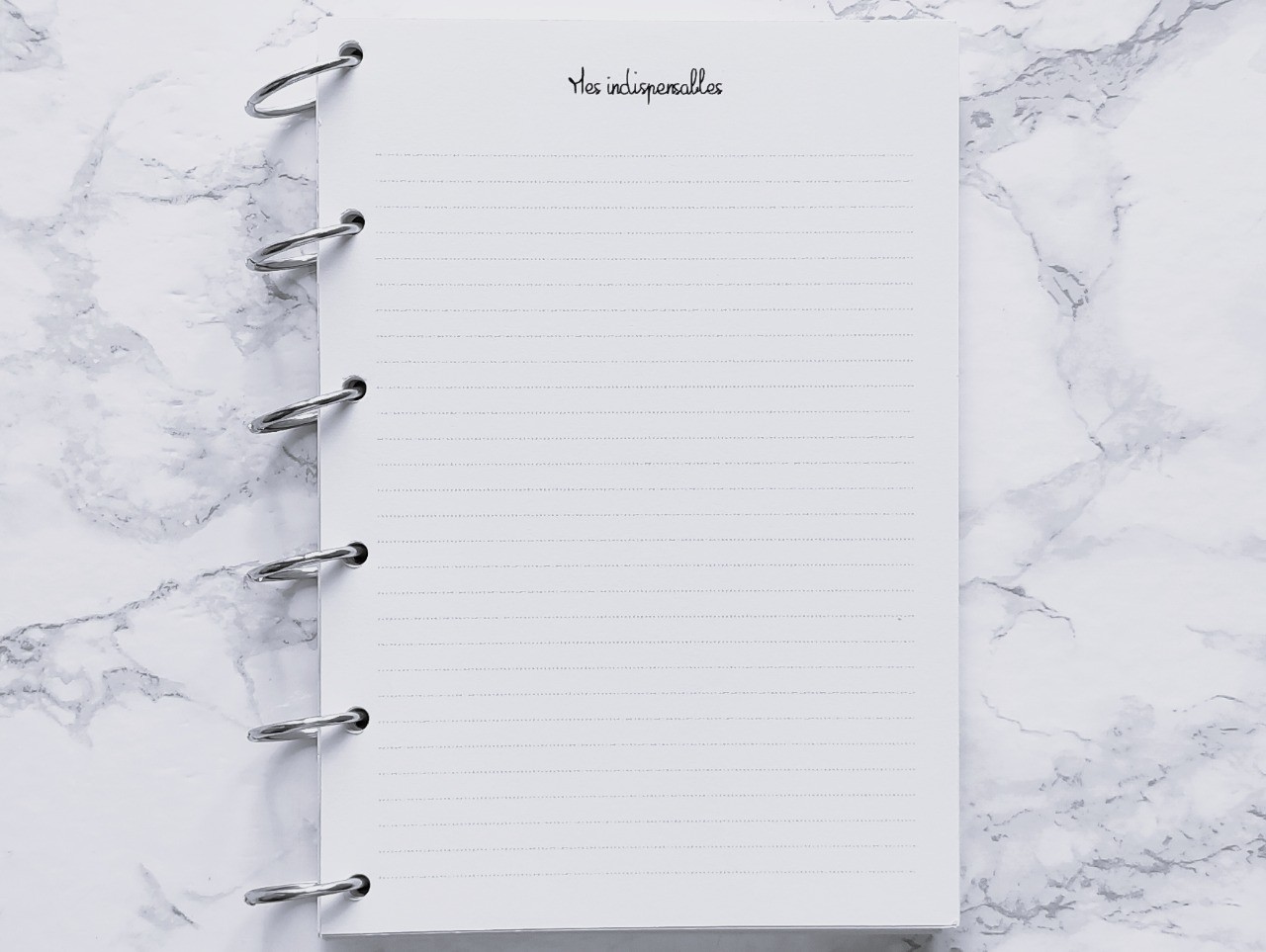 Mes indispensables - A5