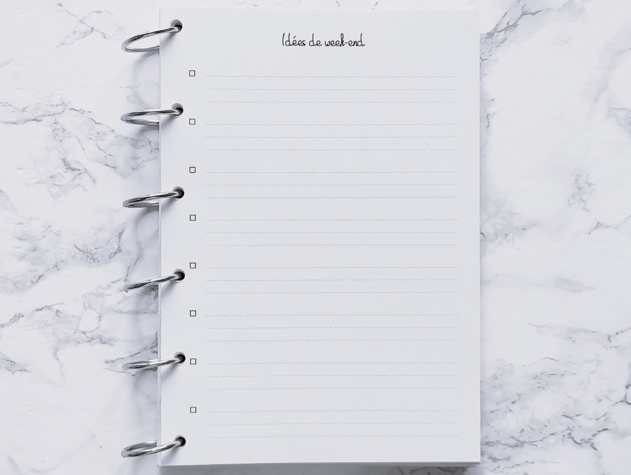 Idées de week-end - A4