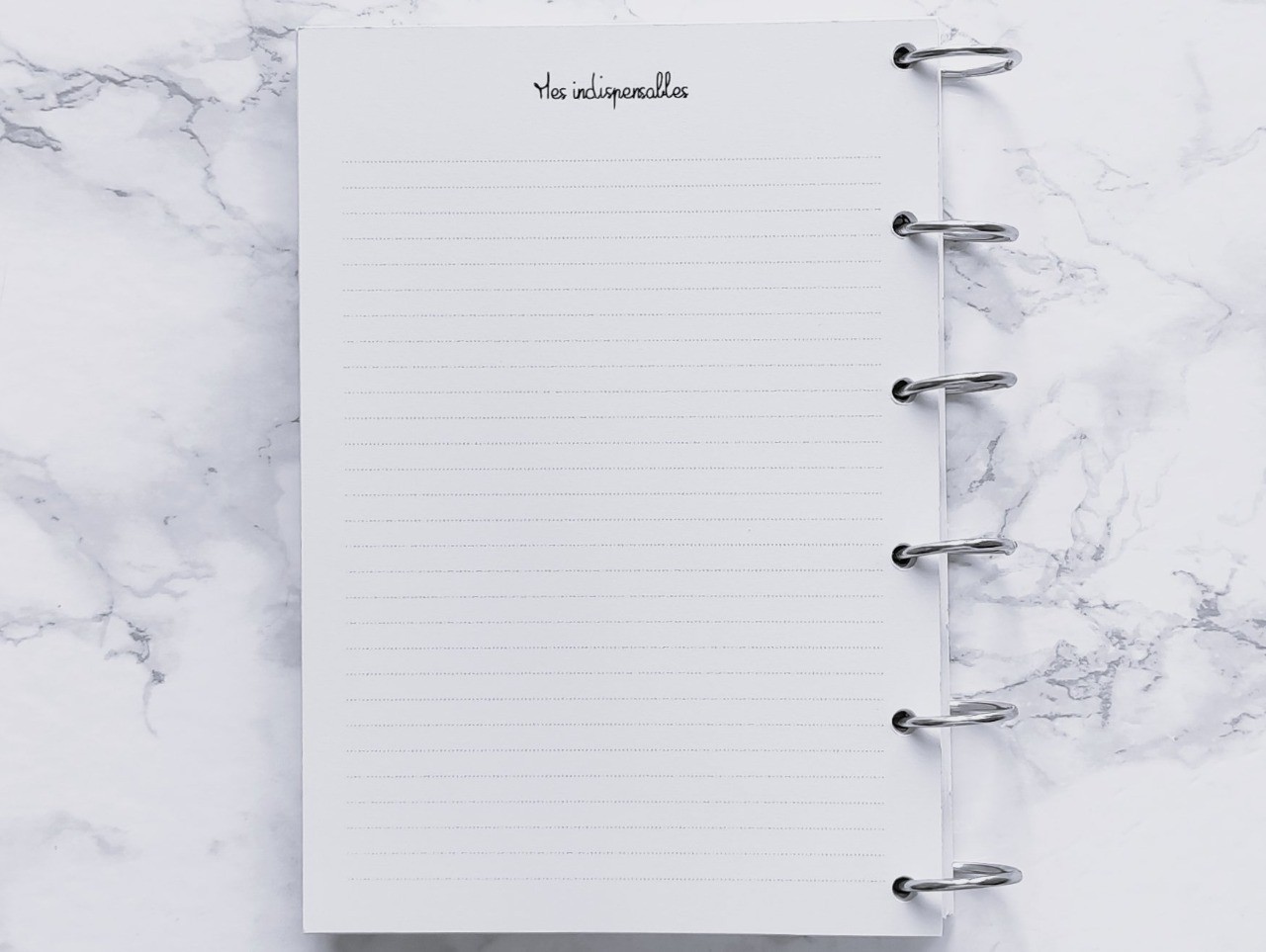 Mes indispensables - A4