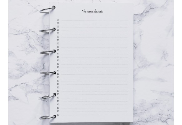 Mes envies de ciné - A4