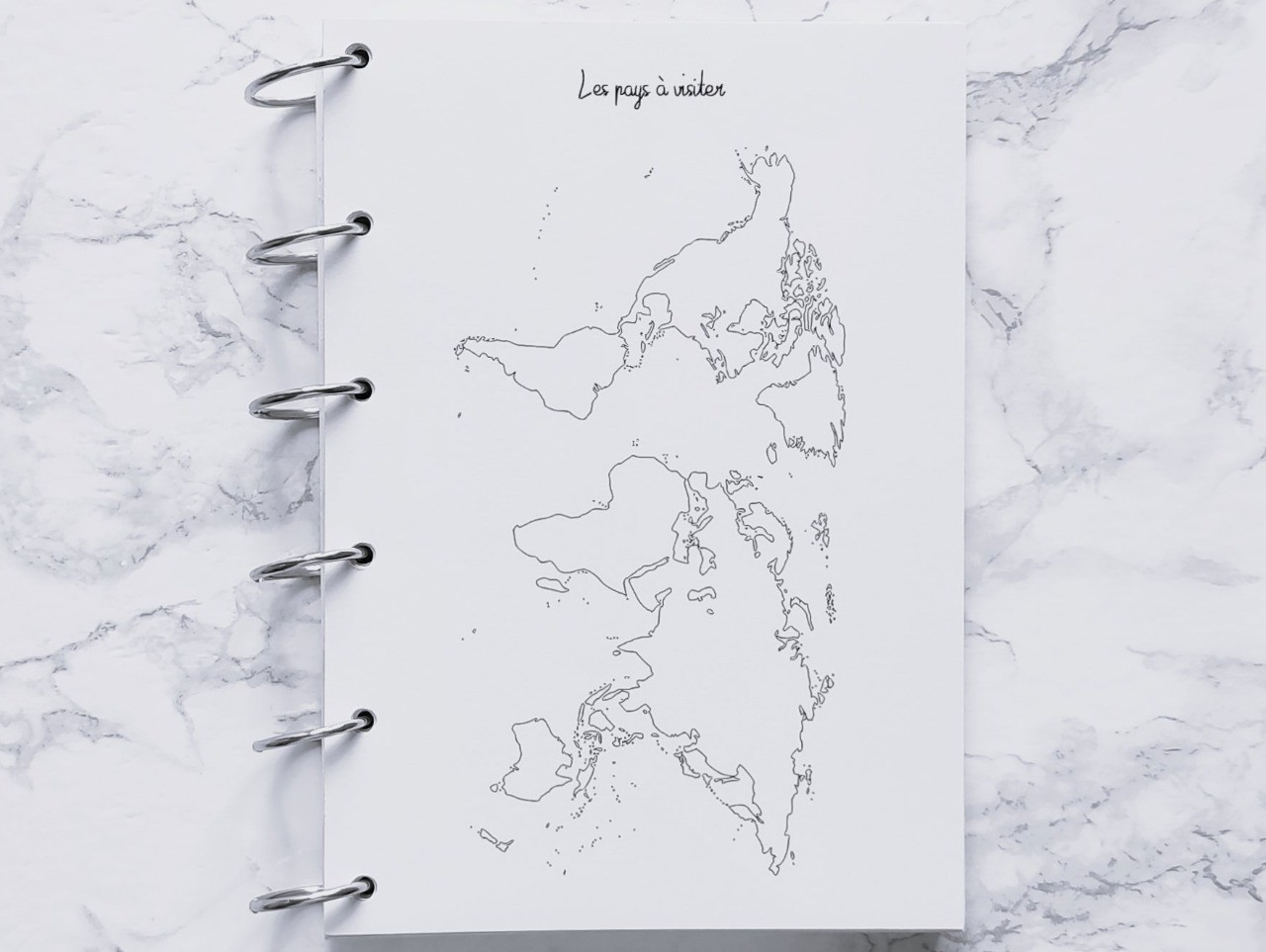 Les pays à visiter - A4