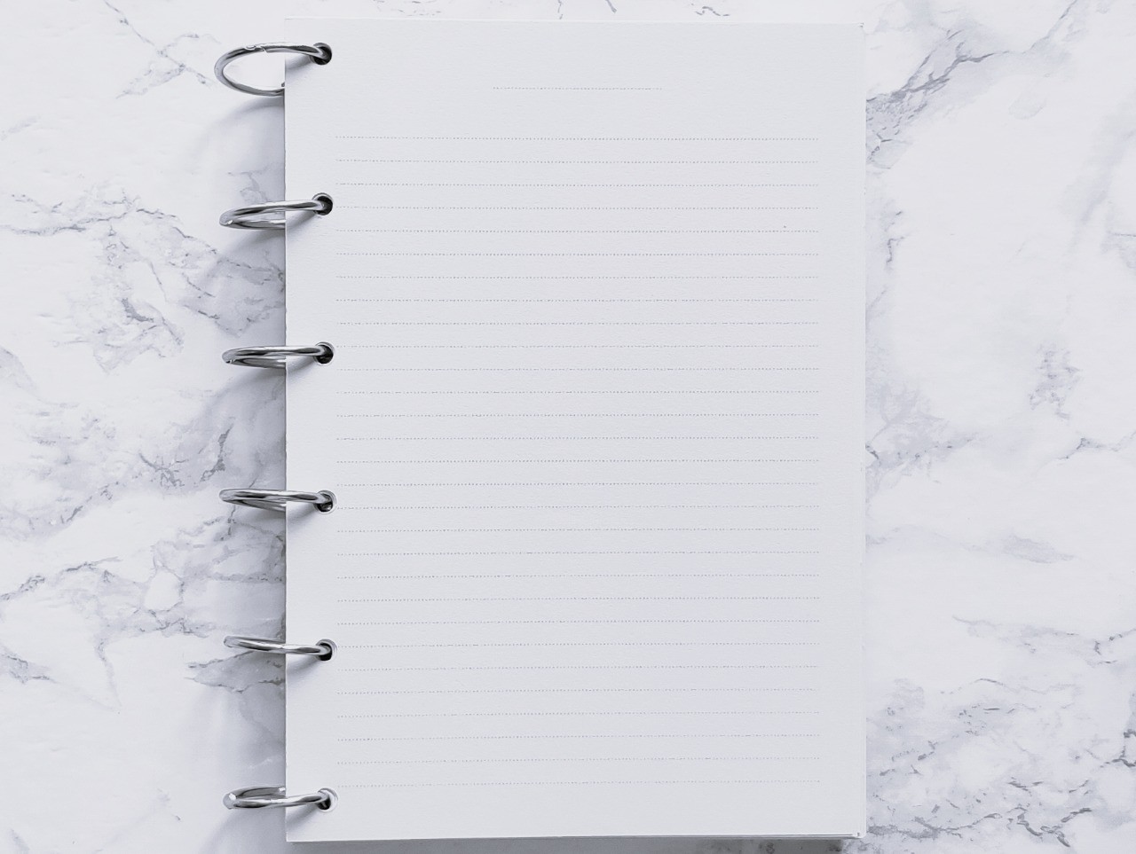 Pages lignées à titrer - A6