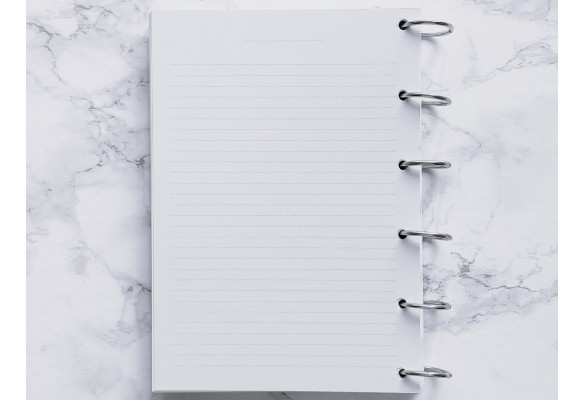 Pages lignées à titrer - A6