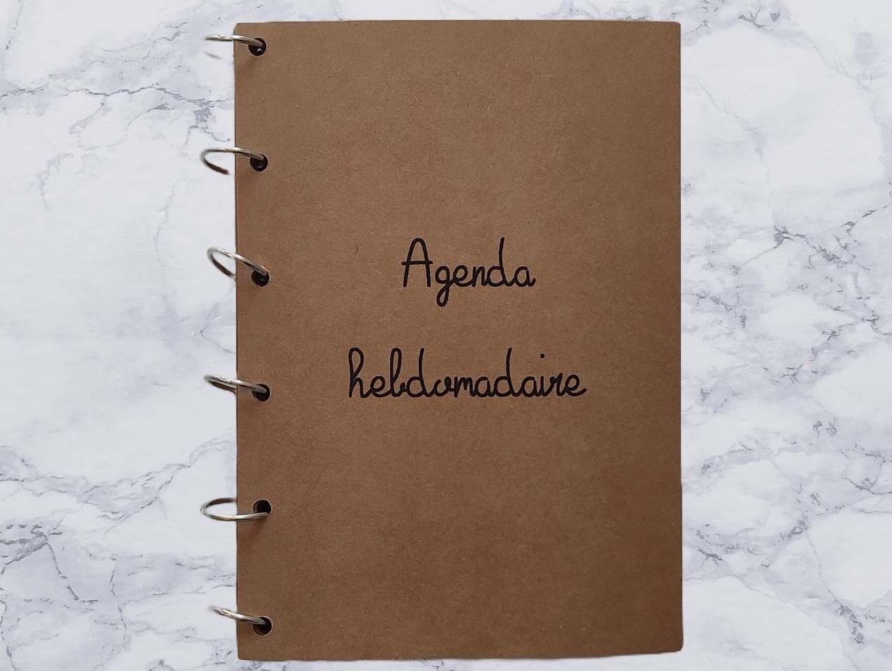 Séparation Agenda hebdomadaire - A5