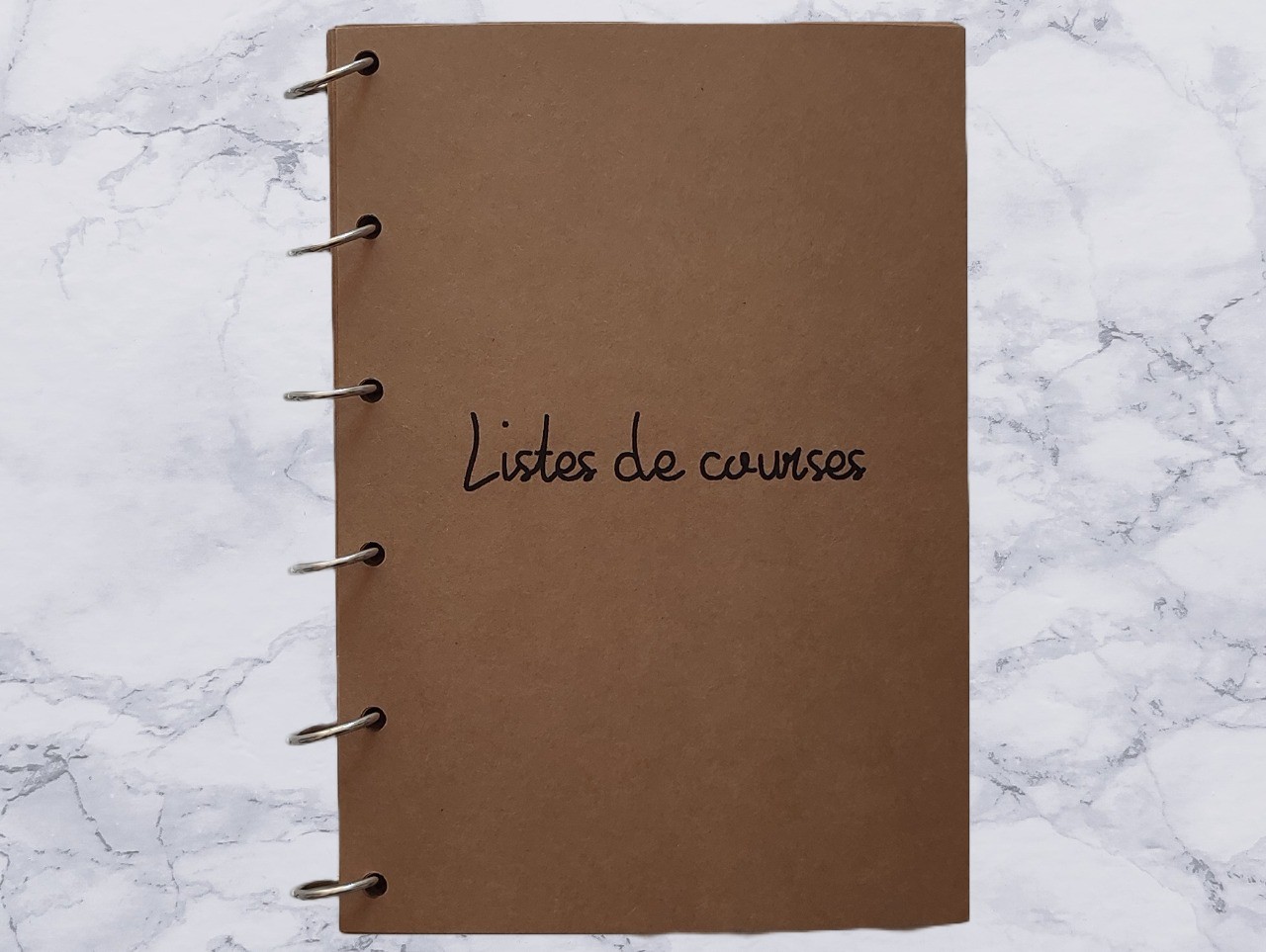 Séparation Listes de courses - Bujo