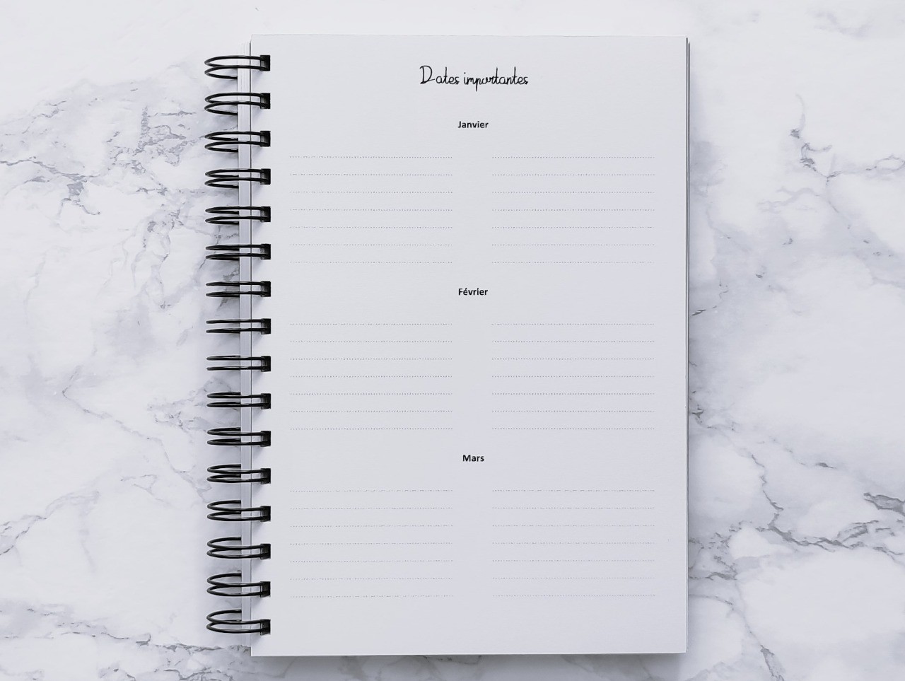 Agenda Mensuel - L'essentiel