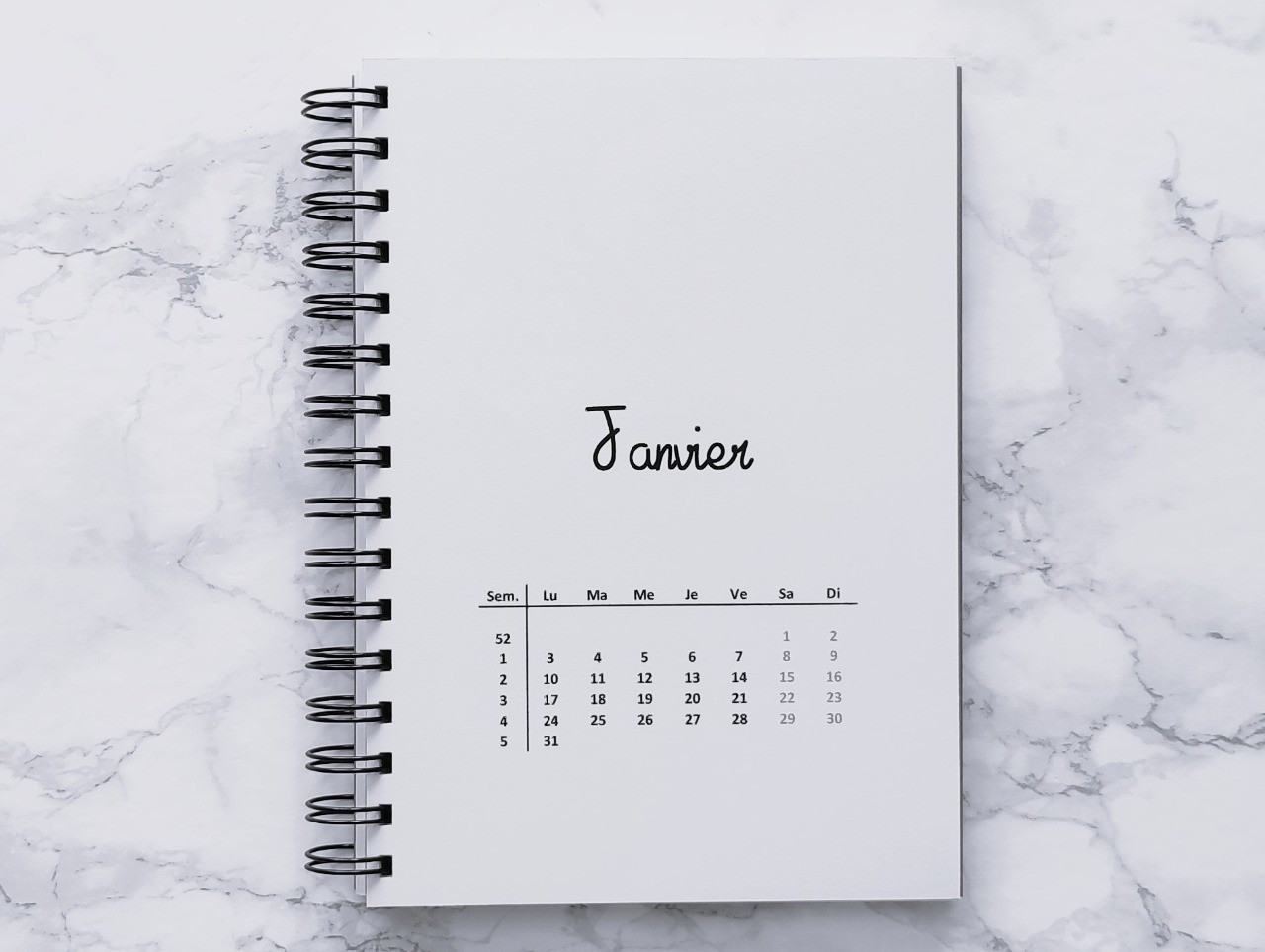 Agenda Mensuel - L'essentiel