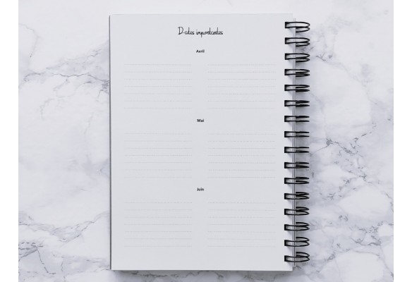 Agenda Mensuel - L'essentiel