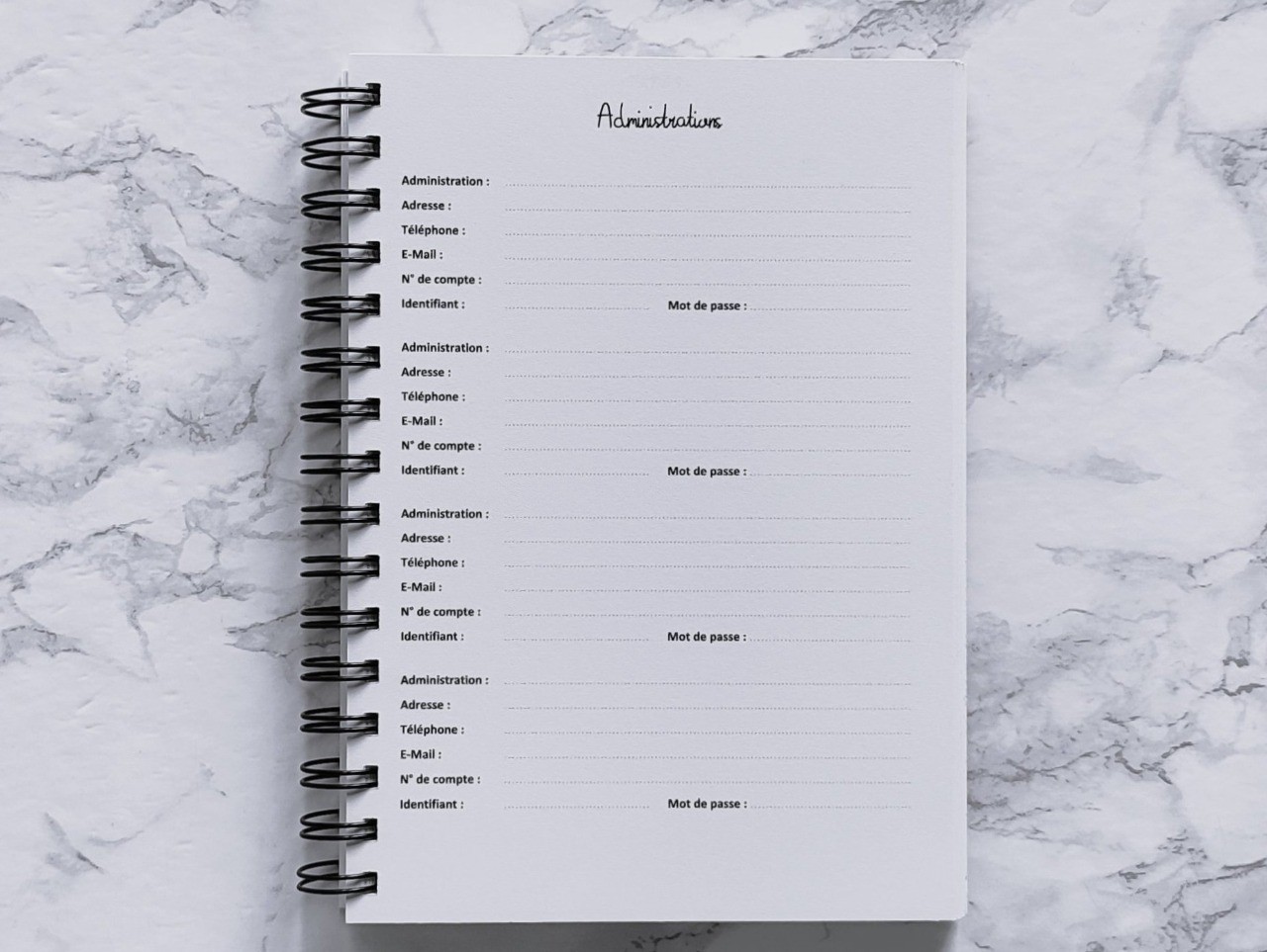 Carnet L'Essentiel - Vie pratique