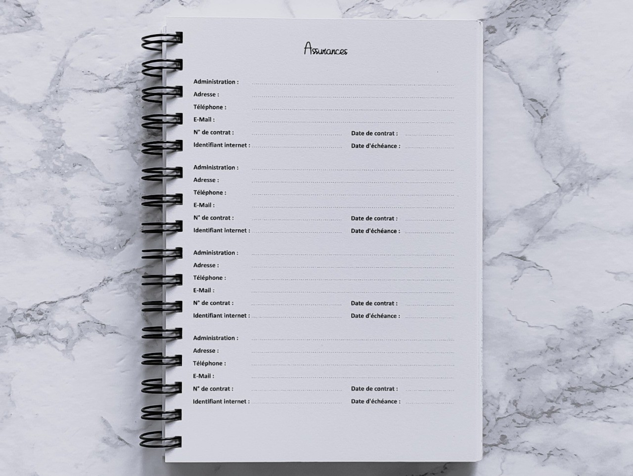 Carnet L'Essentiel - Vie pratique