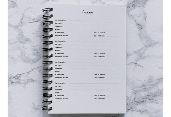 Carnet L'Essentiel - Vie pratique