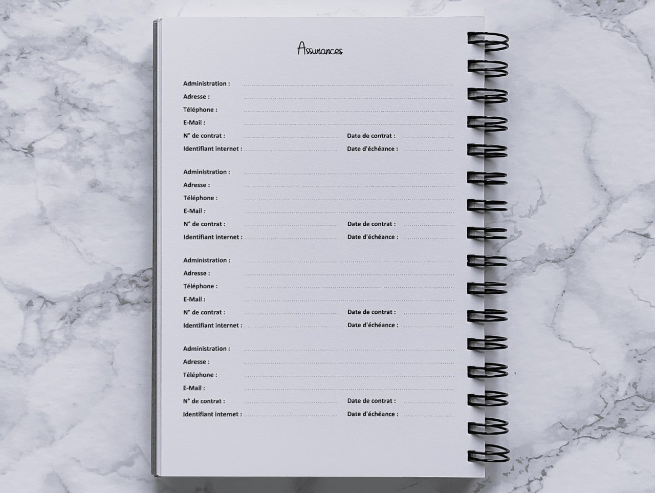 Carnet L'Essentiel - Vie pratique