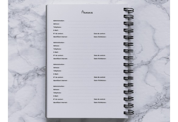 Carnet L'Essentiel - Vie pratique