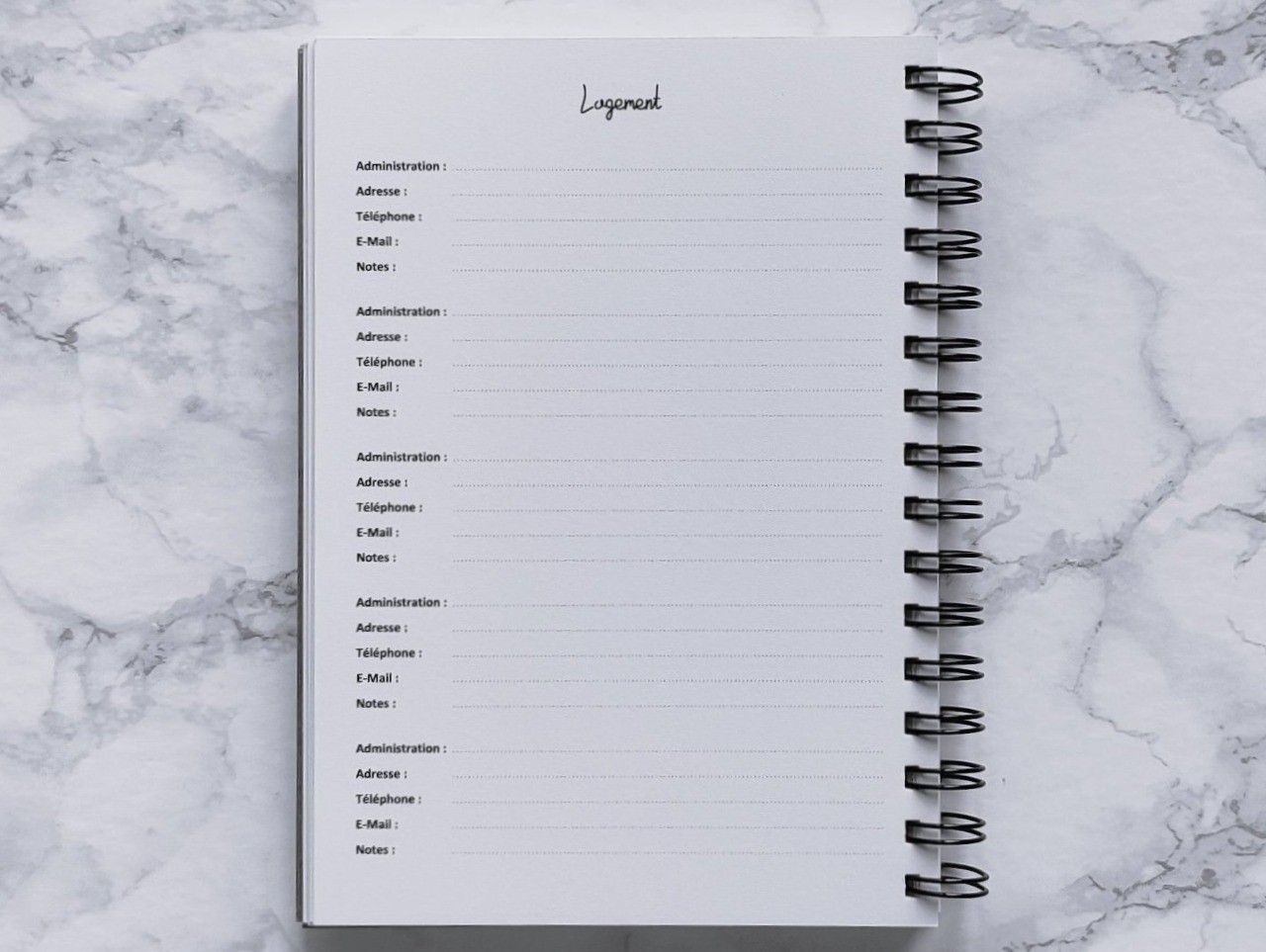 Carnet L'Essentiel - Vie pratique