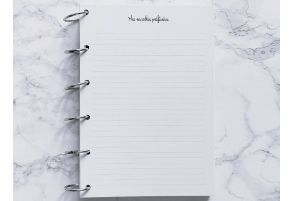 Mes recettes préférées - A5