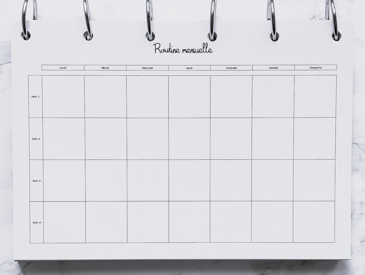 Mes outils d'organisation pour un quotidien plus serein – agenda, carnets  et calendrier