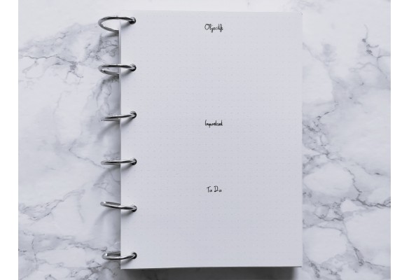 Agenda mensuel Vertical - Bujo
