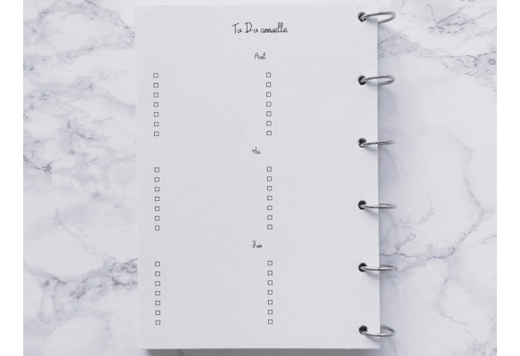 To Do sur 12 mois - Bujo