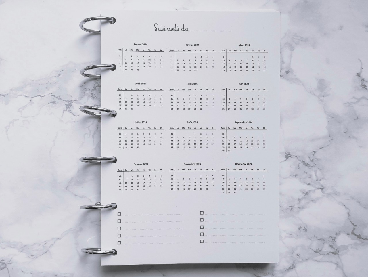 Créez son agenda, planner et carnet sur-mesure