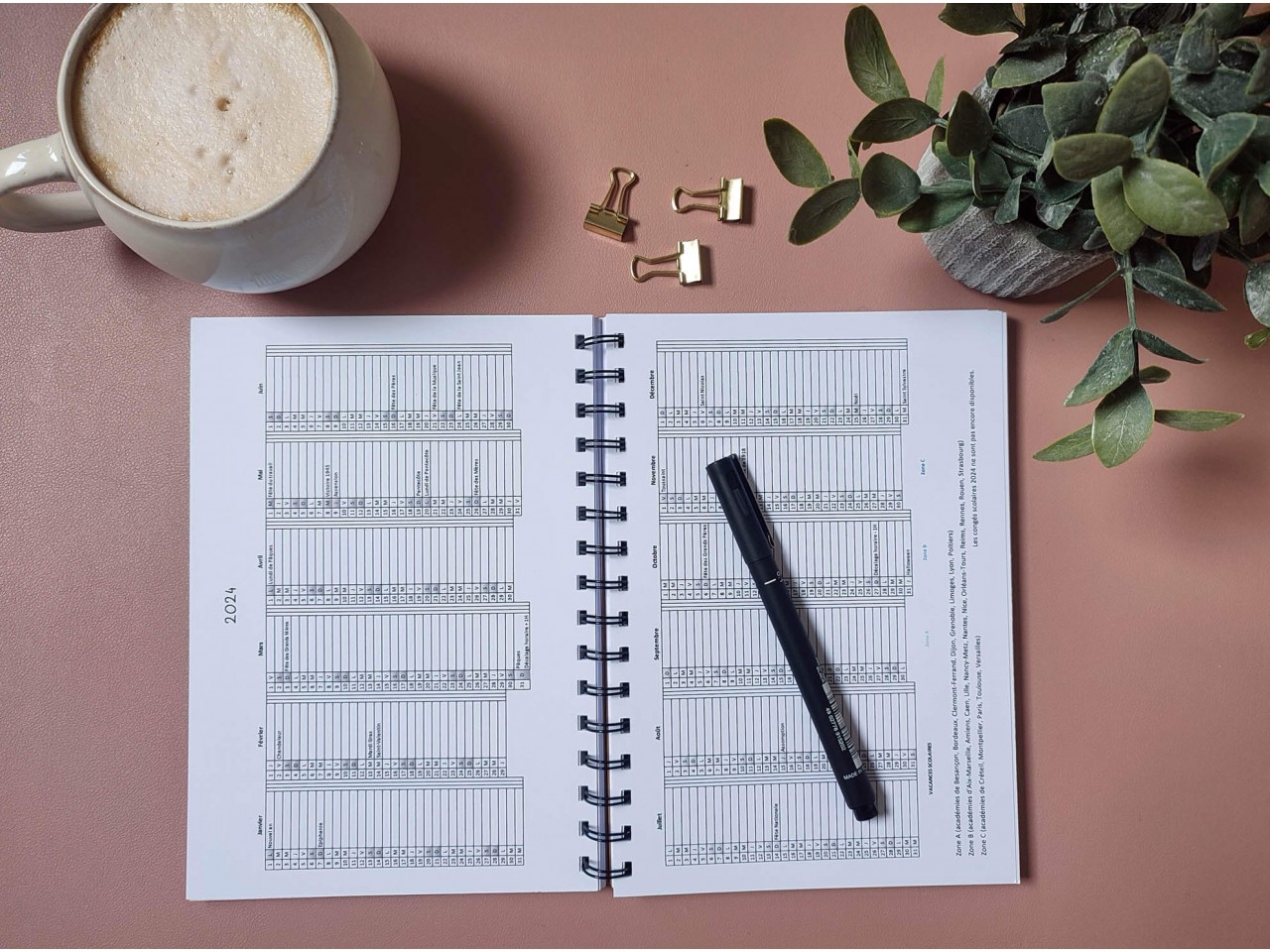 Carnet et agenda sur-mesure A5 - Spirales