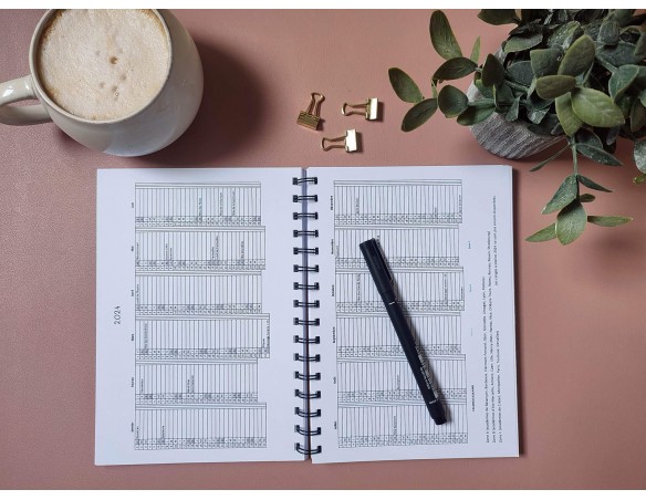 Carnet et agenda sur-mesure A5 - Spirales