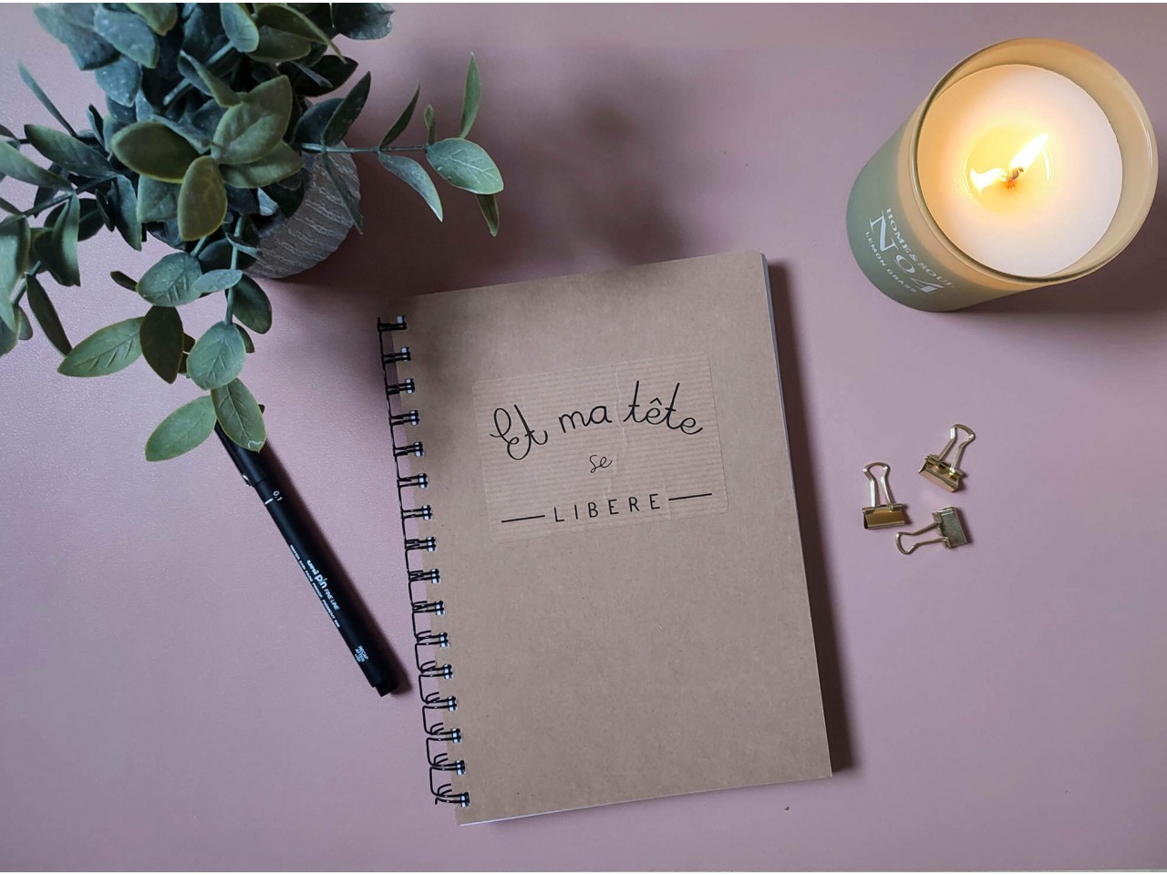 Carnet et agenda sur-mesure A5 - Spirales