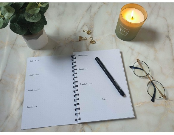 Bullet journal sur-mesure A5 - Spirales