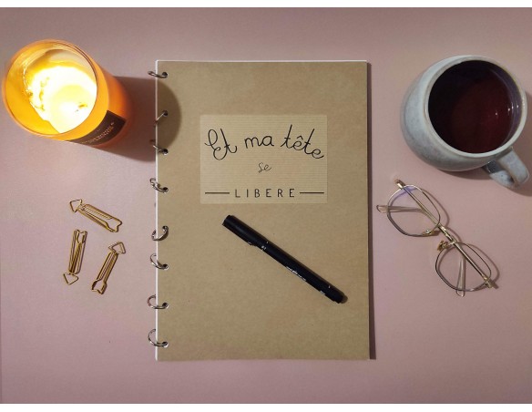 Cahier et agenda sur-mesure A4 - Anneaux de reliure