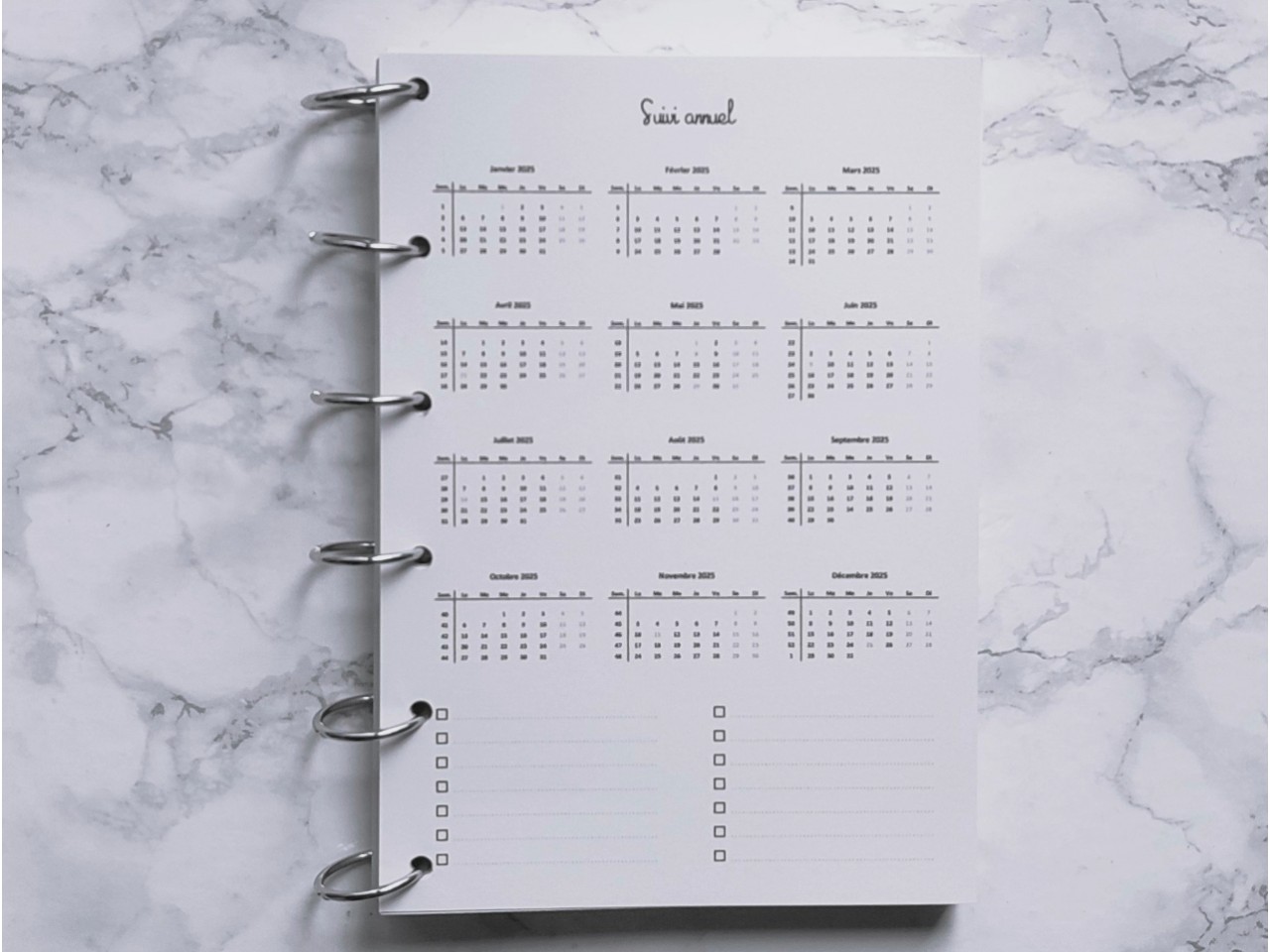 Suivi annuel - A6