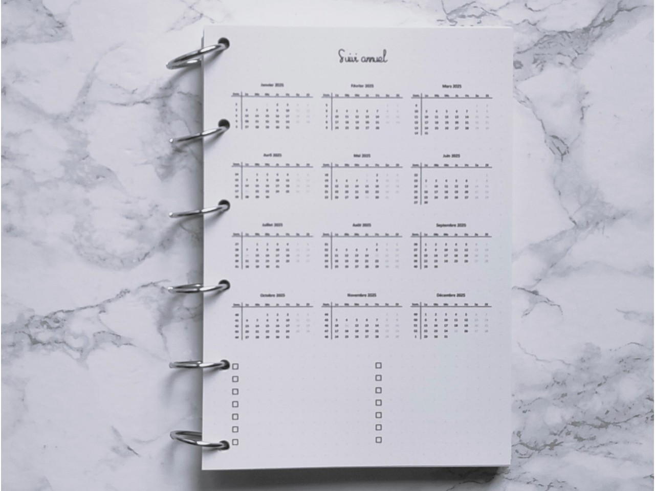 Suivi annuel - Bujo