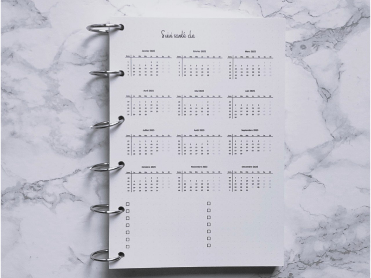 Suivi santé de - Bujo