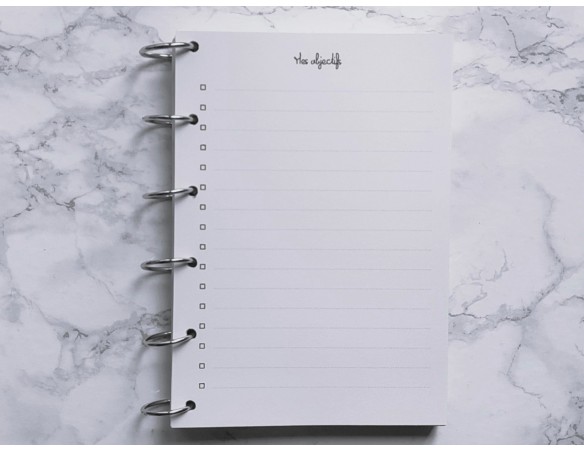 Mes objectifs de l'année - A5